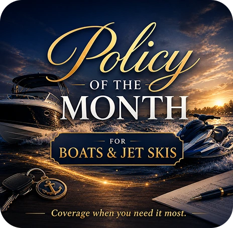 boats & jet skis policy of the month